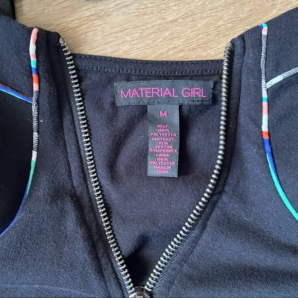 MATERIAL GIRL fit and flare, double slit maxi dress. M - Picture 3 of 5